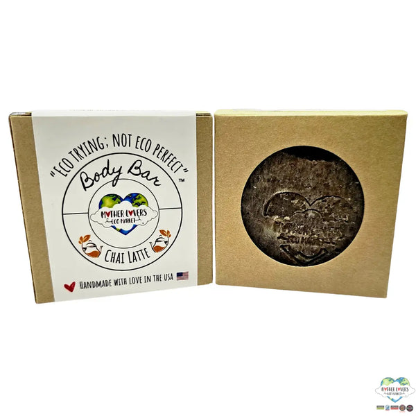 Chai Latte - Mother Lovin Body Bar Soap - 3 oz - Limited Edition - Vegan - Zero Waste - Organic - Mother Lovers Eco Market