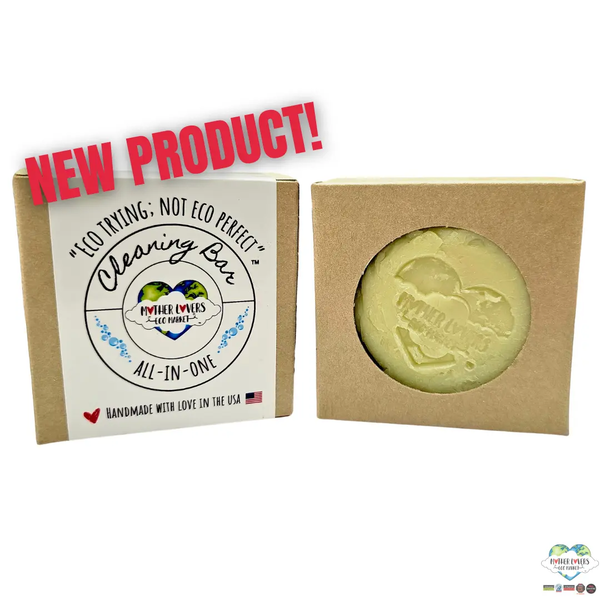 Mother Lovin All-in-One Cleaning Bar - Stain Fighting- Degreasing- Dish Washing - Handmade - Organic - Zero Waste Mother Lovers Eco Market