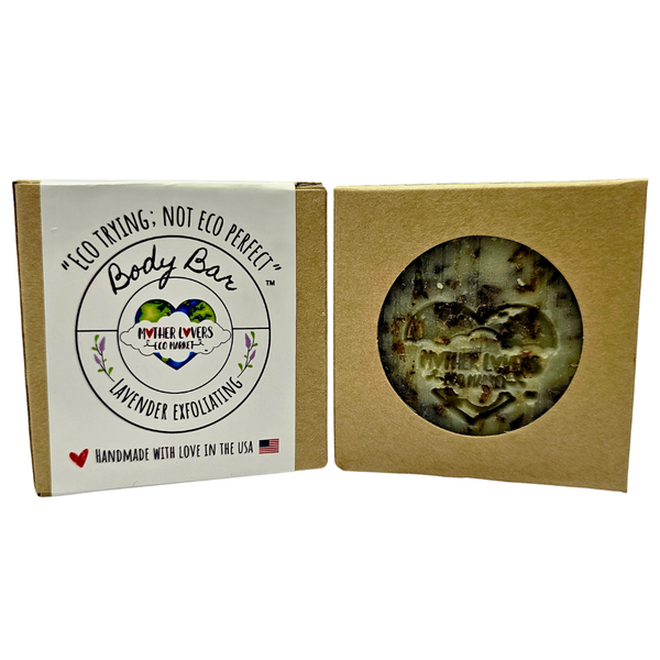 Mother Lovin Body Bar - Lavender - 4 oz - Handmade - Vegan - Organic - Zero Waste Mother Lovers Eco Market