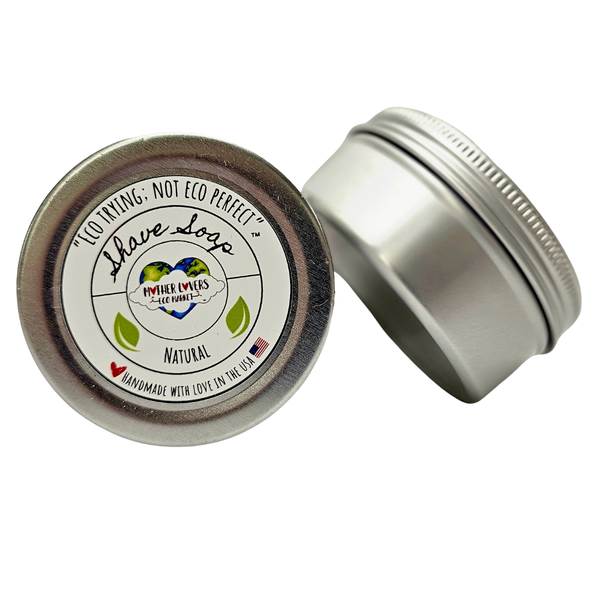 Mother Lovin Shave Soap - 3 oz - Sensitive Skin - Organic - Vegan - Zero Waste - Unisex Mother Lovers Eco Market