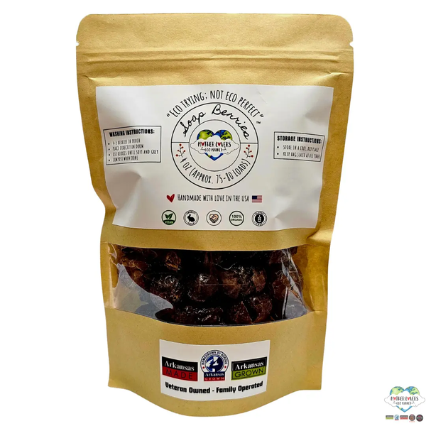 Mother Lovin Soap Berries - Soap Nuts - Organic - Fair Trade - Sustainable Cleaning - Zero Waste Mother Lovers Eco Market