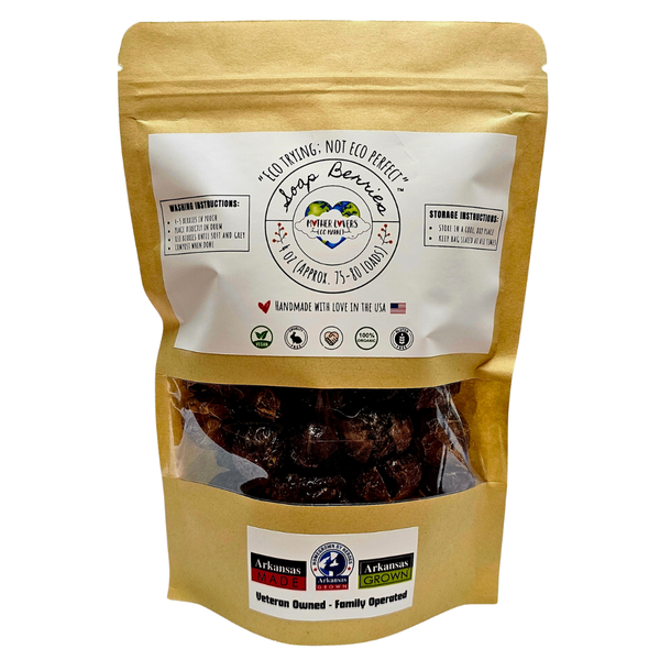 Mother Lovin Soap Berries - Soap Nuts - Organic - Fair Trade - Sustainable Cleaning - Zero Waste Mother Lovers Eco Market