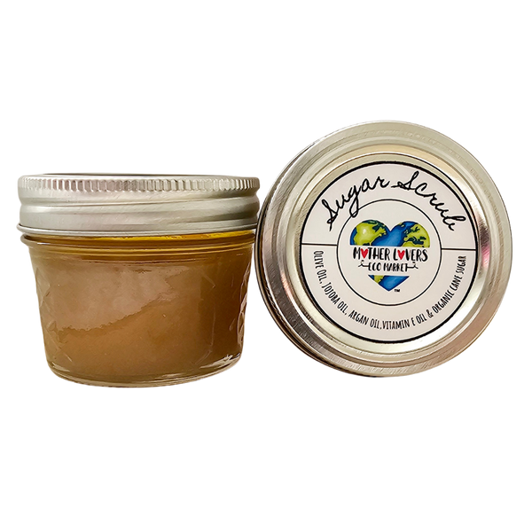 Mother Lovin Sugar Scrub - 8 oz - Handmade - Vegan - Organic - Zero Waste Mother Lovers Eco Market