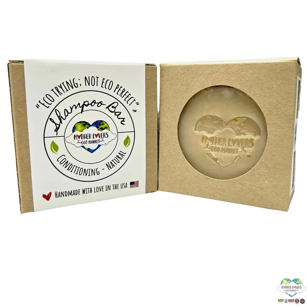 Shampoo Bar & Body Bar Duo - Mother Lovin - Gift Set - 8 oz - Handmade - Organic - Vegan - Unisex - Zero Waste Mother Lovers Eco Market