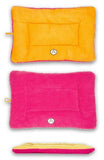 Pet Life ® 'Eco-Paw' Reversible Eco-Friendly Recyclabled Polyfill Fashion Designer Pet Dog Bed Mat Lounge