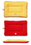 Pet Life ® 'Eco-Paw' Reversible Eco-Friendly Recyclabled Polyfill Fashion Designer Pet Dog Bed Mat Lounge