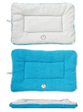 Pet Life ® 'Eco-Paw' Reversible Eco-Friendly Recyclabled Polyfill Fashion Designer Pet Dog Bed Mat Lounge