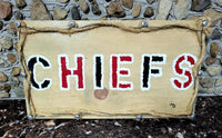 Rustic "Chiefs Varsity" Plaque