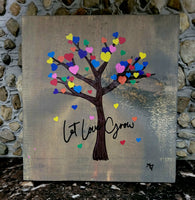 Rustic "Let ALL Love Grow" Plaque